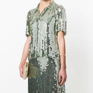 Temperley London heart sequin skirt and top